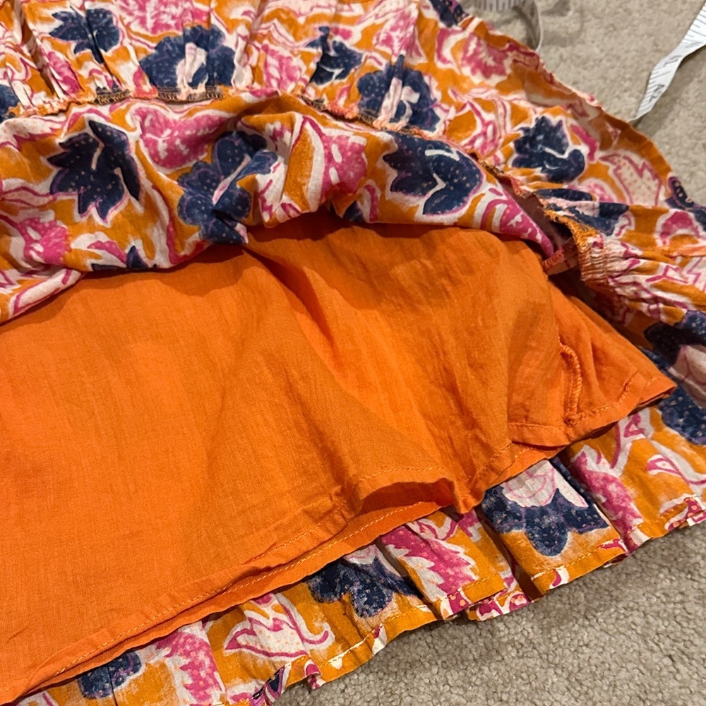 Cleobella Orange Floral Mini Dress​ - Picture 10 of 12